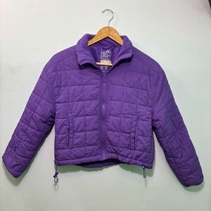 Love Tree Ultra Light Purple Puffer Jacket